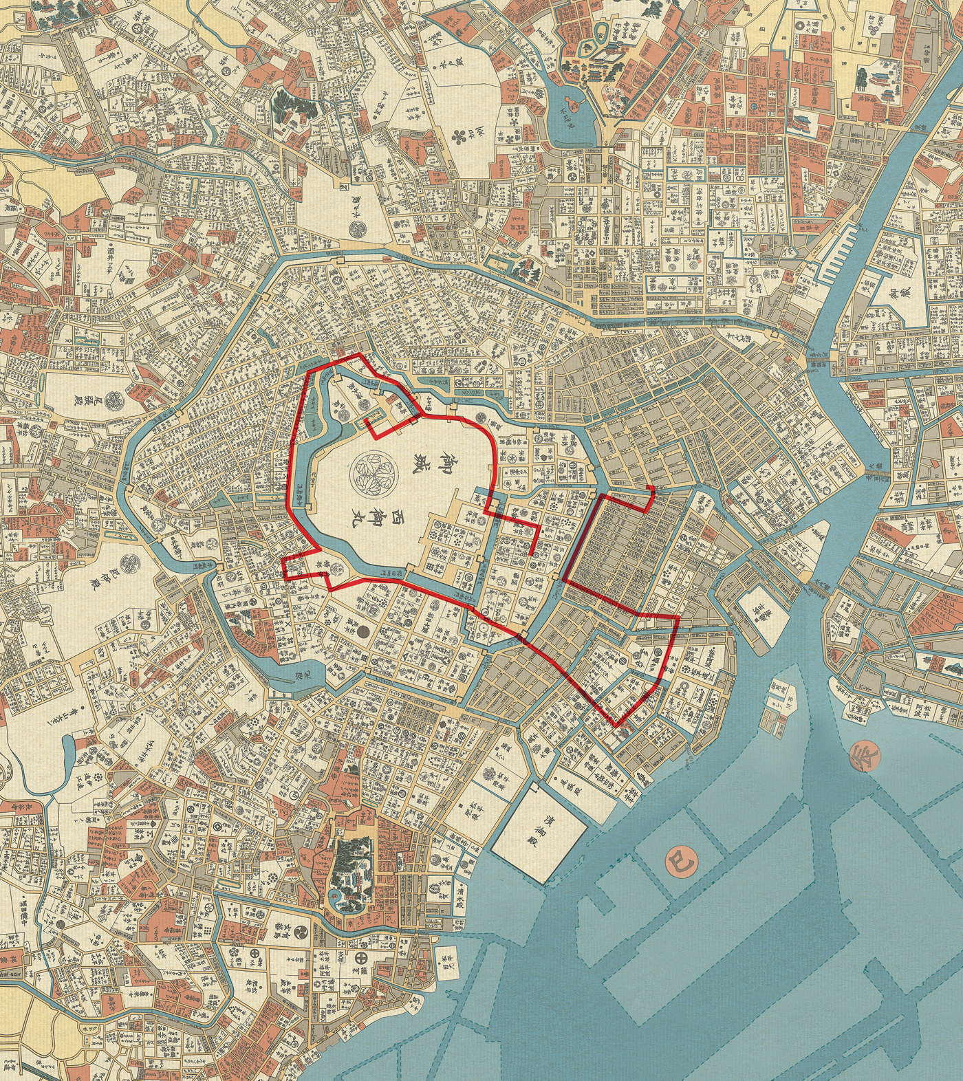 江戸城路線マップ
